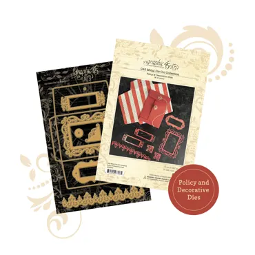 Graphic 45 Envelope and Frame Decorative Dies