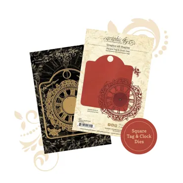 Graphic 45 Square Tag & Clock Dies