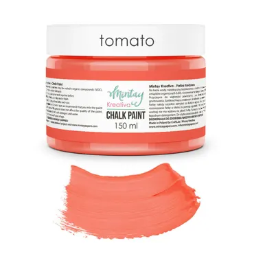 MINTAY KREATIVA - CHALK PAINT, 150 ML - TOMATO