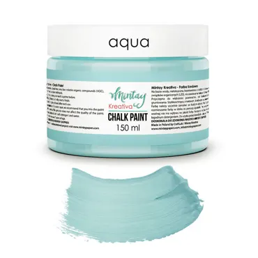 MINTAY KREATIVA - CHALK PAINT, 150 ML - AQUA