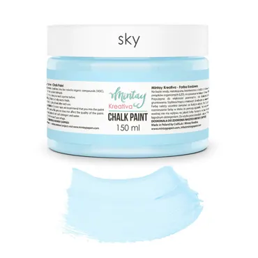 MINTAY KREATIVA - CHALK PAINT, 150 ML - SKY