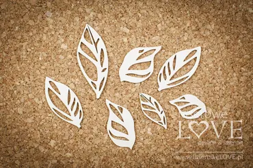 Laserowe LOVE - Chipboard - Leaves