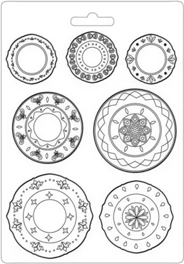 Stamperia Soft Mould A5 Casa Granada Plates