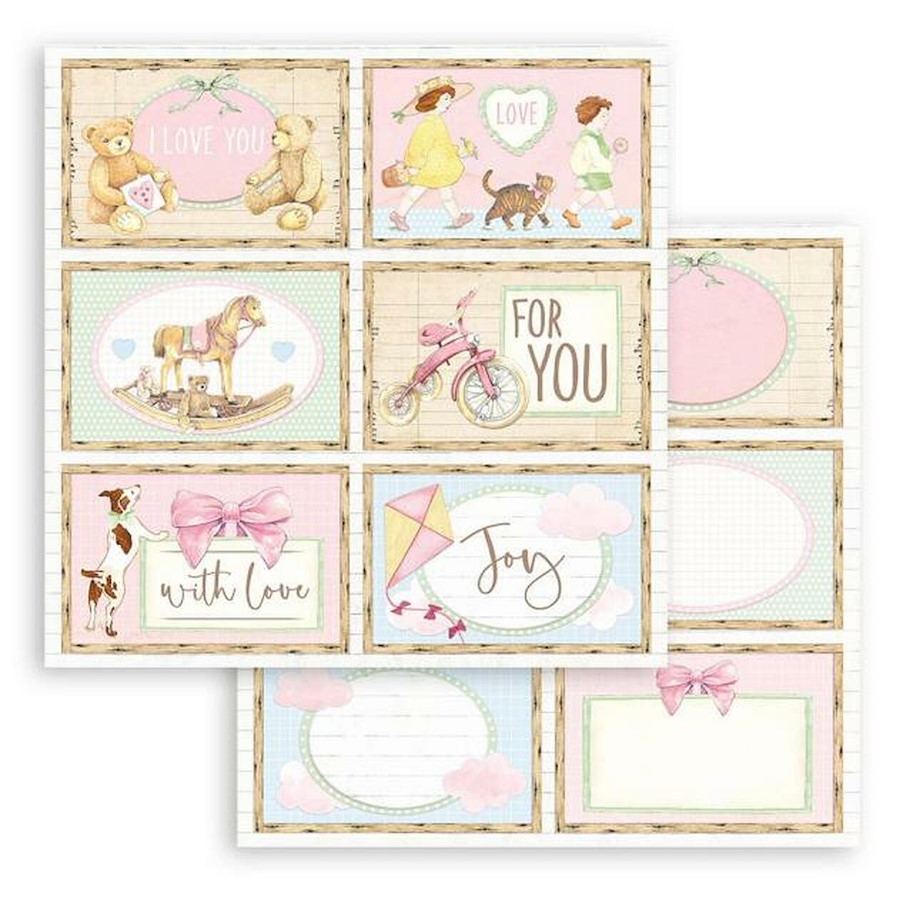 Stamperia Daydream 6 Cards 12x12 Inch Paper Sheet