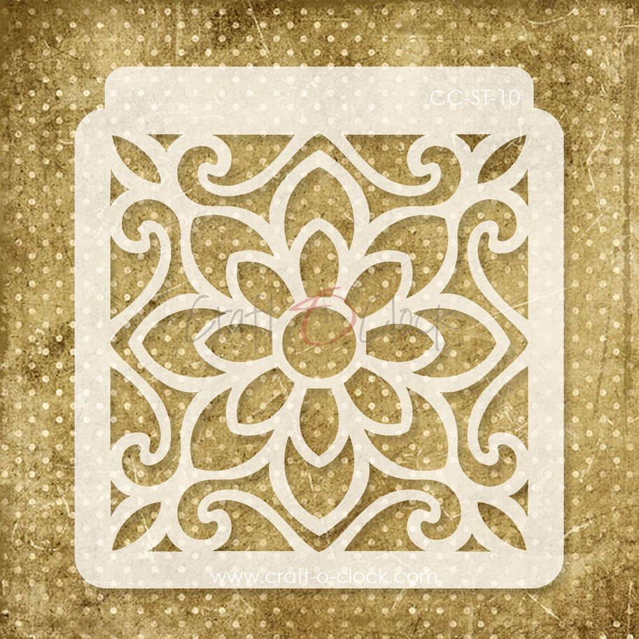 CRAFT O'CLOCK - STENCIL - 10