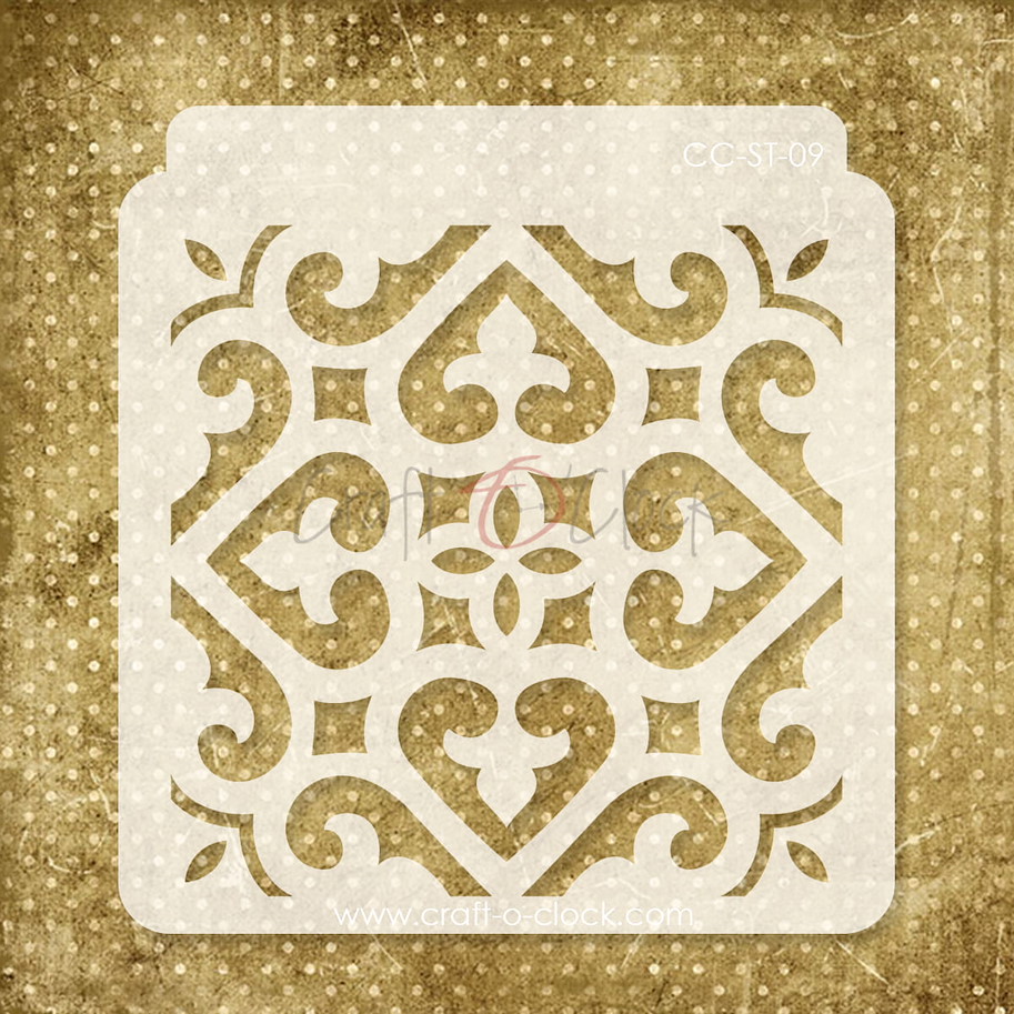 CRAFT O'CLOCK - STENCIL - 09