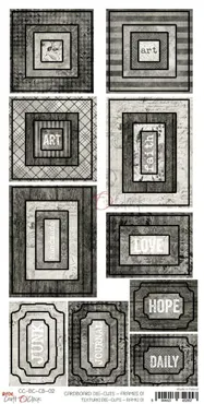 CRAFT O'CLOCK - BASIC - CARDBOARD DIE-CUTS - 02 - FRAMES 1