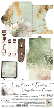 CRAFT O'CLOCK - LOST IN TIME - JUNK JOURNAL EXTRAS SET