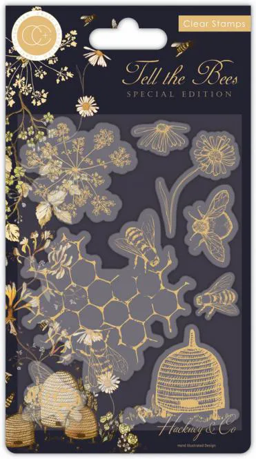 Craft Consortium Tell the Bees Special Edition Animals Clear Stamps