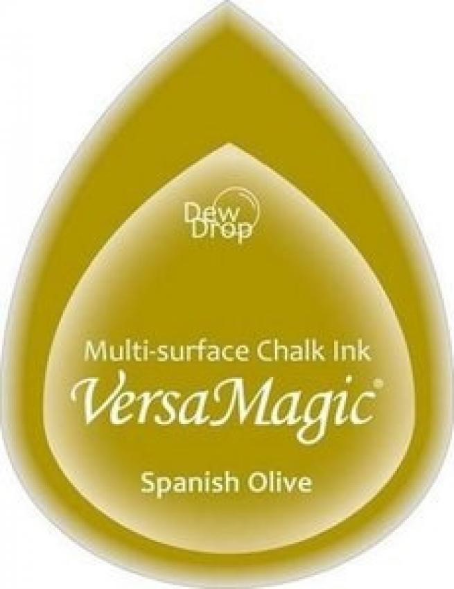Tsukineko VersaMagic Dew Drops Spanish Olive