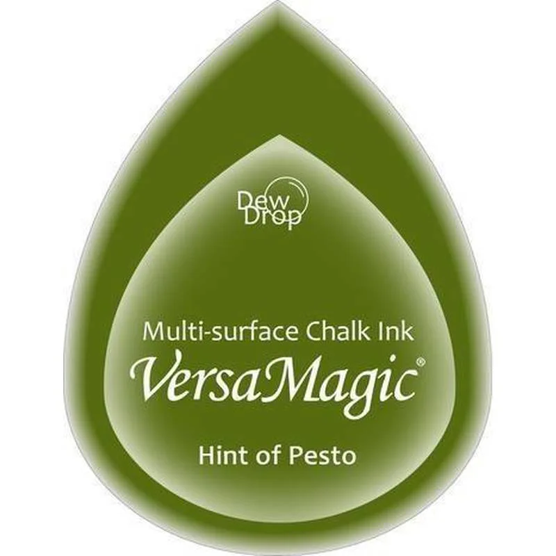 Tsukineko VersaMagic Dew Drops Hint of Pesto 