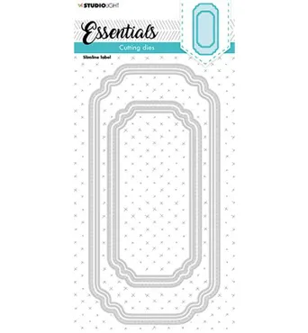 Studio Light Slimline Label Cutting Dies