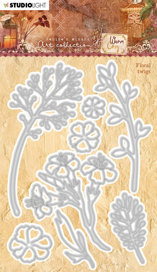 Studio Light Floral Twigs Warm & Cozy Dies 