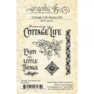 Graphic 45 Cottage Life Stamp Set