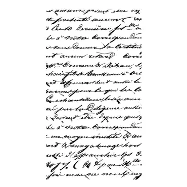 Crafty Individuals French Script Unmounted Rubber Stamps