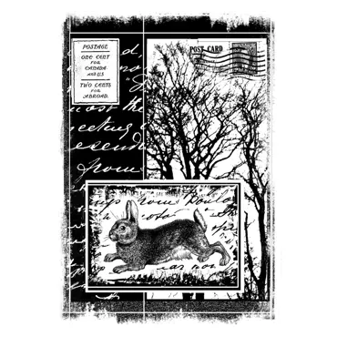 Crafty Individuals Hare Amongst the Trees Unmounted Rubber Stamps