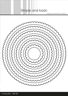 Simple and Basic Small Pierced Scalloped Circles Cutting Dies