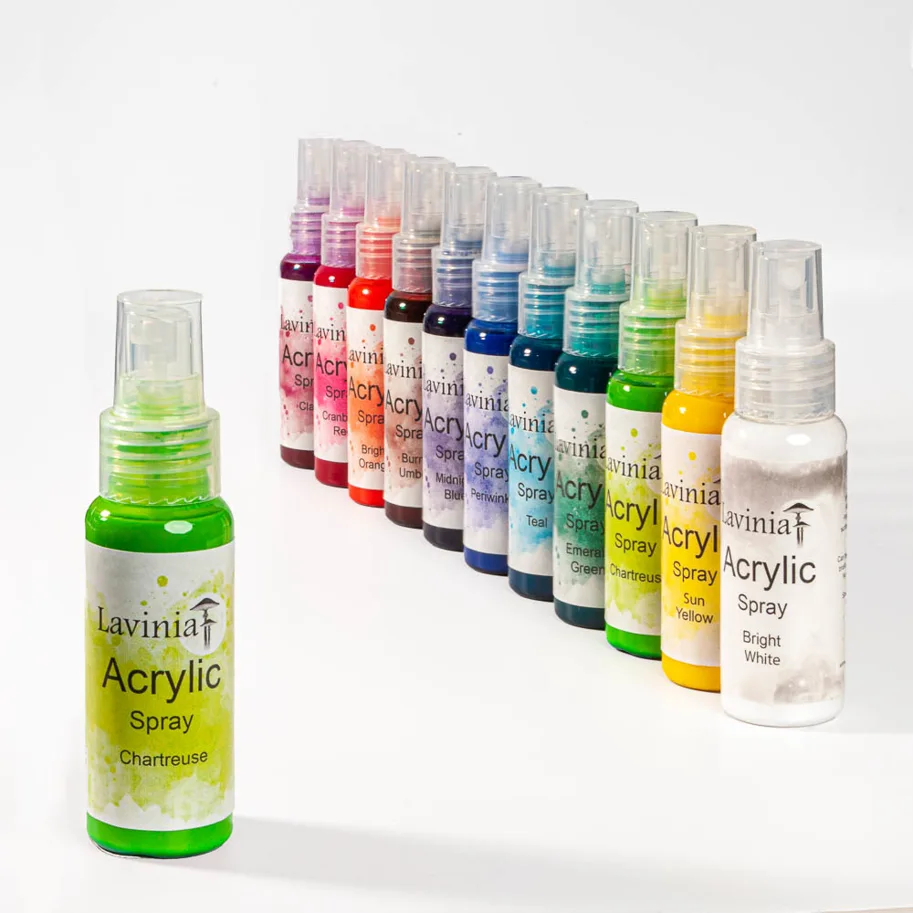 Lavinia Stamps-Acrylic Spray, Chartreuse 