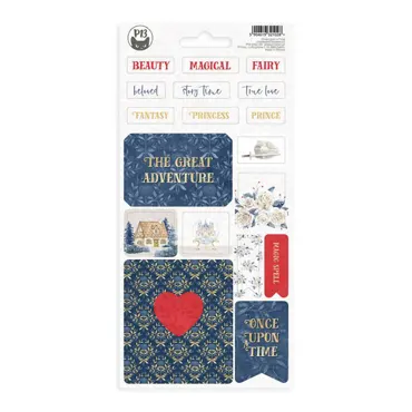 P13 - CHIPBOARD STICKER SHEET ONCE UPON A TIME 01