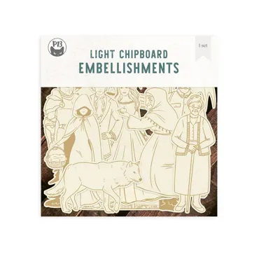 P13 - 3D LIGHT CHIPBOARD BASE - MINI THEATRE - CHARACTERS, 8X8", 1SET