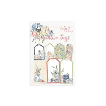 P13 - DECORATIVE TAGS LADY'S DIARY 03