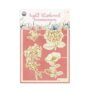 P13 - LIGHT CHIPBOARD EMBELLISHMENTS LADY'S DIARY 01