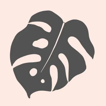 May & Berry Rubber Stamps Palmleaf Nude