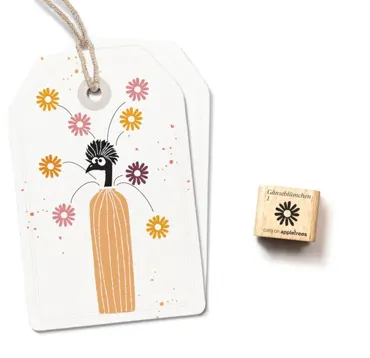 Cats on appletrees Ministempel Gänseblümchen 1