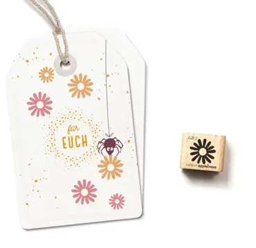 Cats on appletrees Ministempel Gänseblümchen 2