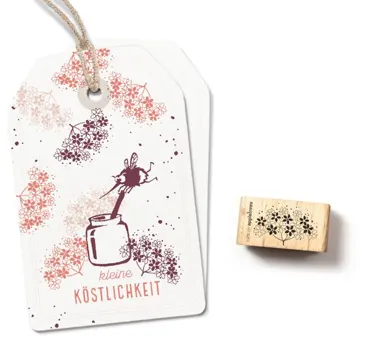 Cats on appletrees Stempel Holunderblüte