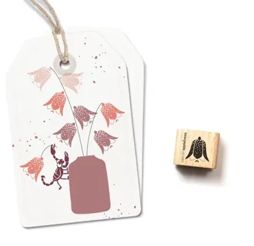 Cats on appletrees Ministempel Glockenblume