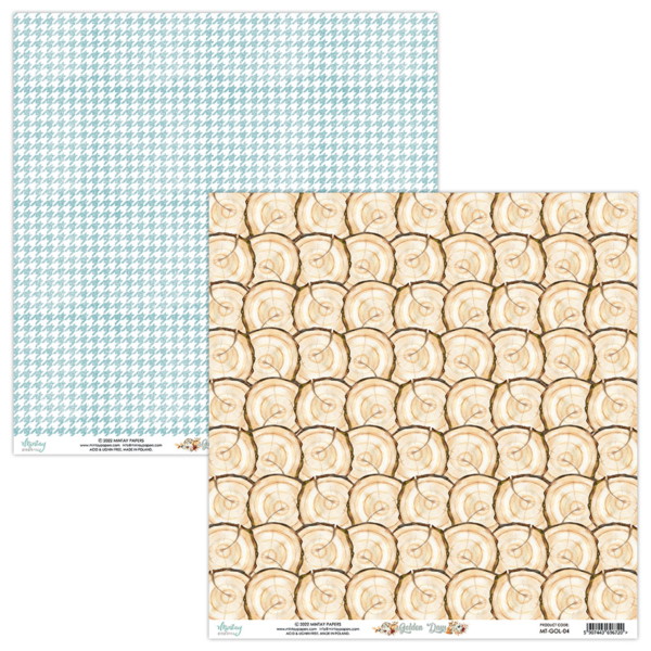 MINTAY PAPERS - 12 X 12 PAPER - GOLDEN DAYS 04