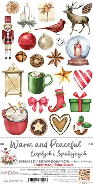 CRAFT O'CLOCK - WARM AND PEACEFUL - CHRISTMAS EXTRAS SET