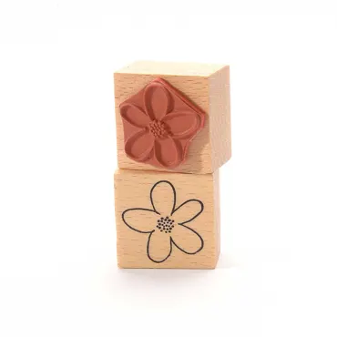 Motivstempel Titel: Kleine Blütenkontur