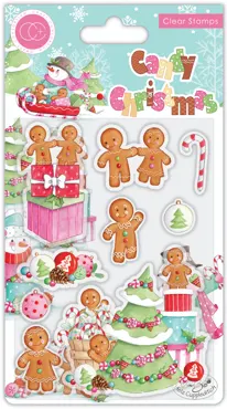 Craft Consortium Candy Christmas Clear Stamps Decorate