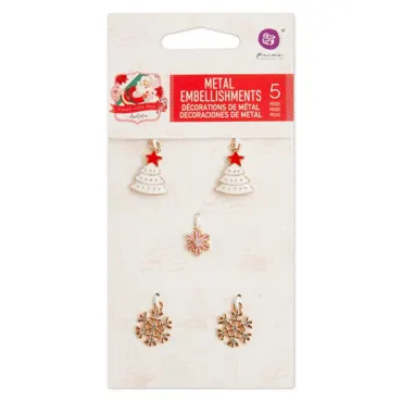 Prima Marketing Candy Cane Lane Enamel Charms