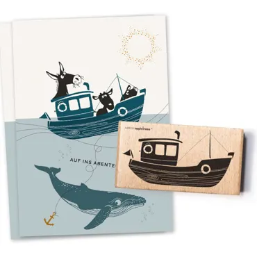 Cats on appletrees Stempel Kutter