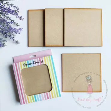 Dress my Craft Coasters Square