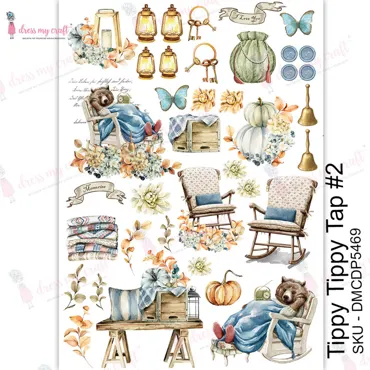 Dress my Craft Transfer Me Tippy Tippy Tap 2