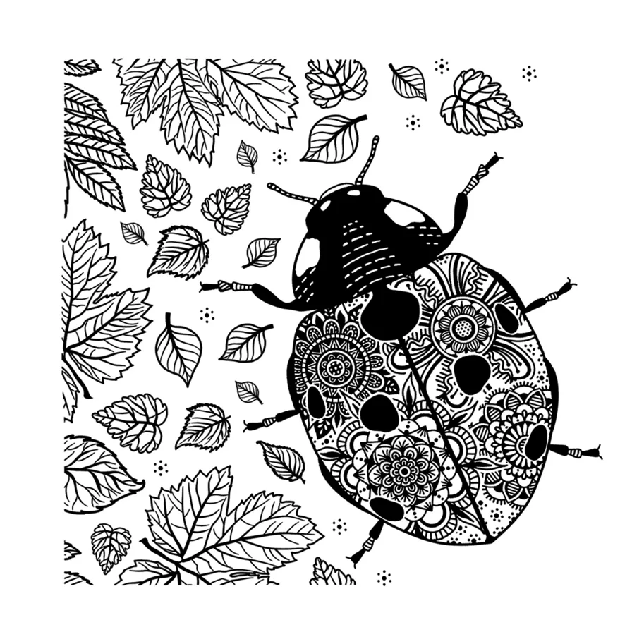 Crafty Individuals Ladybird Unmounted Rubber Stamps