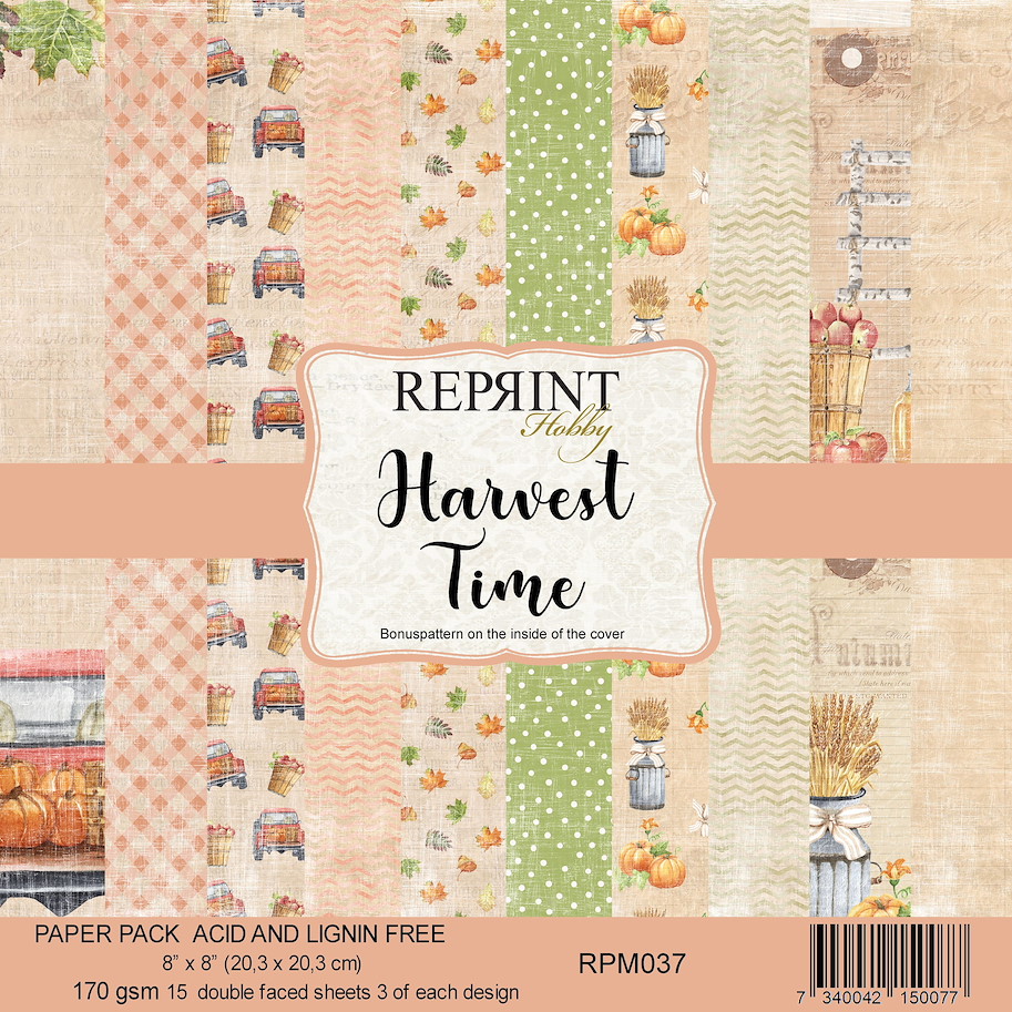Reprint Harvest Time 8x8 Inch Paper Pack