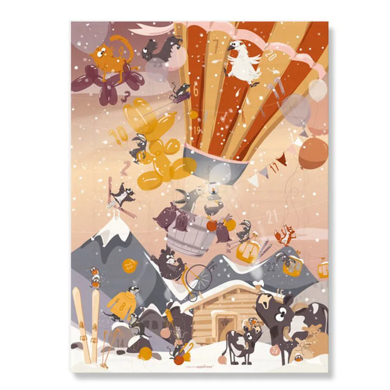 Cats on appletrees Ministempel-Adventskalender 5