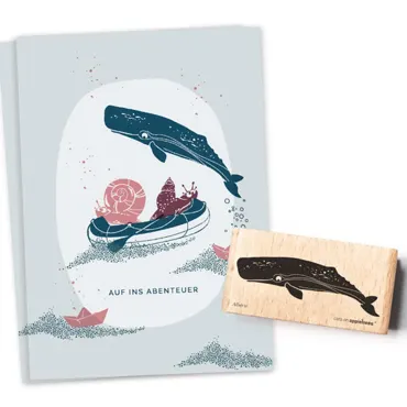 Cats on appletrees Stempel Pottwal Alberte