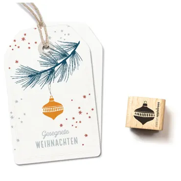 Cats on appletrees Stempel Weihnachtskugel 5