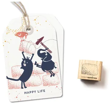 Cats on appletrees Stempel Stein 2