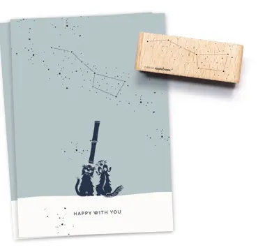 Cats on appletrees Stempel Sternbild Großer Wagen