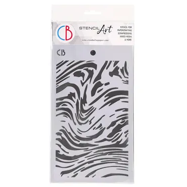 CIAO BELLA - TEXTURE STENCIL 5"X8" MARBLE