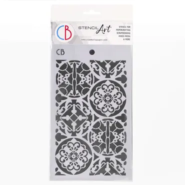 CIAO BELLA - TEXTURE STENCIL 5"X8" TALAVERAS