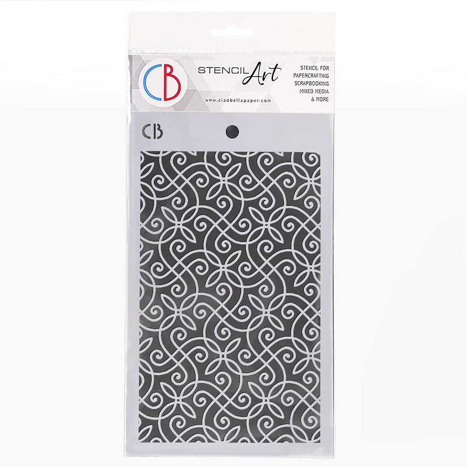 CIAO BELLA - TEXTURE STENCIL 5"X8" HARMONY