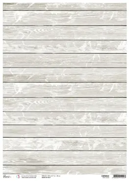 CIAO BELLA - RICE PAPER A3 WHITE WOOD